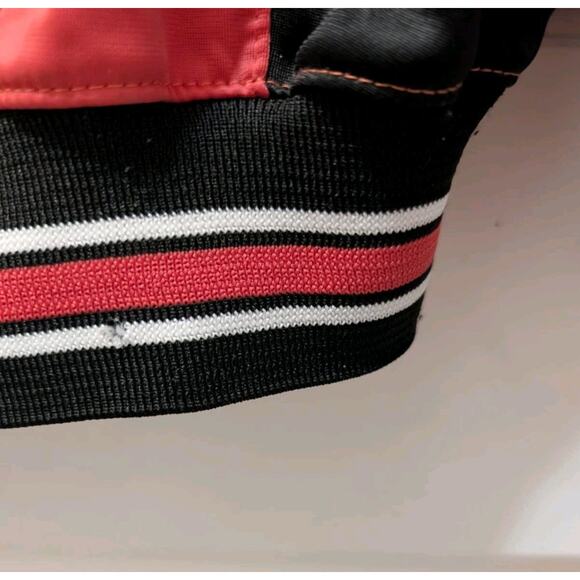 Adidas Jacket Vintage Retro Red Tracksuit Top Oldschool Training Jacket Womens L - Picture 8 of 10